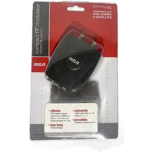 RCA CRF907R Compact RF Modulator AV Coaxial Cable Digital Converter New